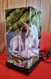 Anne Stokes Pure Heart Table Lamp