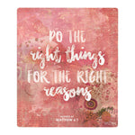 Splosh Have Faith Right Things Verse Inspirational Plaque Home Wall Decor - The Bowerbirds Nest of Treasures
