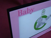 BABY GIRL PICTURE PHOTO FRAME HOLDS 4X6 PHOTO Baby Shower Christening Gift - The Bowerbirds Nest of Treasures