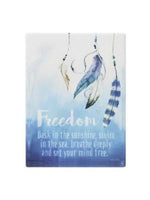 Splosh Freedom Verse FREEDOM Inspirational Plaque Home Wall Decor - The Bowerbirds Nest of Treasures