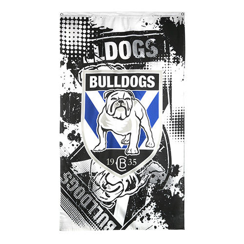 OFFICIAL LICENCED NRL CANTERBURY BULLDOGS FOOTY WALL CAPE FLAG 150 X 90CM - The Bowerbirds Nest of Treasures