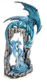Chandelier Dragon Cave Blue Mythical Creatures
