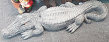 Crocodile Concrete Garden Statue Ornament ~ PICKUP ONLY - The Bowerbirds Nest of Treasures