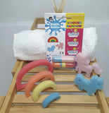 The Bean People Unicorn Rainbow Bath Beans