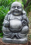 Happy Buddha Concrete Home Garden Statue