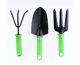 Garden Tool 3 PC Set Green Cultivator Outboor Bonsai Plant Flower