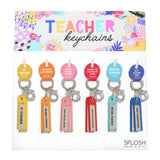 Teach Believe Inspire Teacher Keychain Keyring