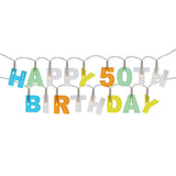 Splosh Happy 50th Birthday Party Lights - The Bowerbirds Nest of Treasures