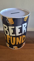 Beer Fund Tin Money Box