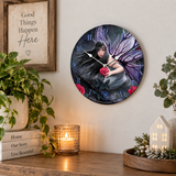 Anne Stokes Nemesis Now Rose Fairy Wall Clock