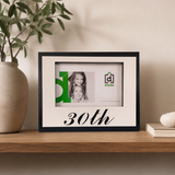 30th Birthday Photo Frame - The Bowerbirds Nest of Treasures