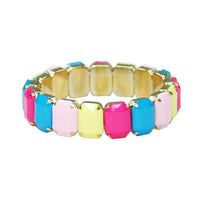 PINK POPPY BRACELET -CANDY GEM -MULTICOLOURED