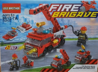 Lele Brother Fire Brigade Lego Set