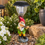 Gnome Playing Violin Solar Light