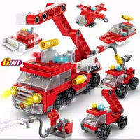Fire Brigade Lele Brothers Lego Set I Ages 6+
