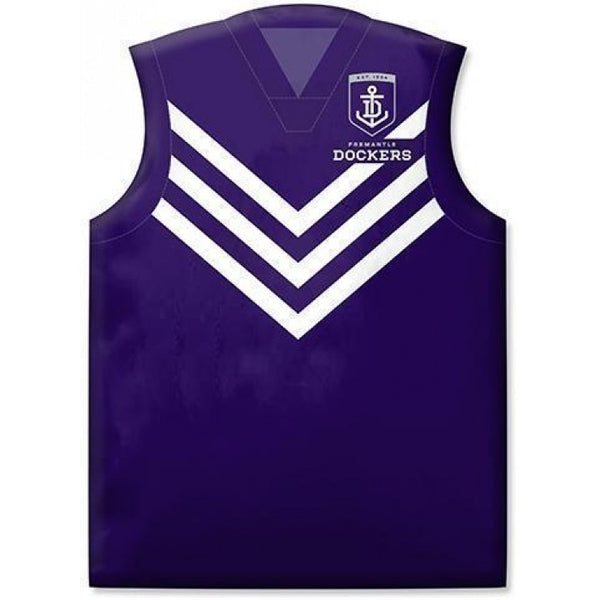 AFL Freemantle Dockers Guernsey Jersey Shaped Cushion Pillow