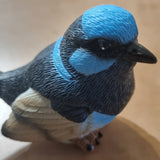 Blue Wren Resin Garden Ornament
