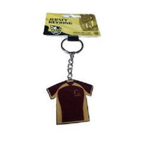 NRL Brisbane Bronco's Jersey Metal Keyring Key Ring