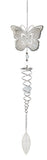 Butterfly Silver Wind Spinner 3D Suncatcher Garden Decoration - The Bowerbirds Nest of Treasures