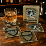 Bundaberg Bundy Rum Set of 4 Glass Coasters