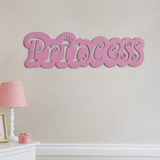 PRINCESS Girls Metal Cut Out Wall Art Bedroom Home Decor - The Bowerbirds Nest of Treasures