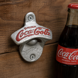 Drink Coca Cola Silver Cast Iron Retro Wall Bottle Opener