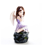 FAIRY WITH RABBIT TRINKET JEWELLERY BOX - The Bowerbirds Nest of Treasures