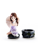 FAIRY WITH RABBIT TRINKET JEWELLERY BOX - The Bowerbirds Nest of Treasures