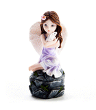 FAIRY WITH RABBIT TRINKET JEWELLERY BOX - The Bowerbirds Nest of Treasures