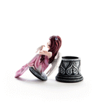 FAIRY WITH BIRD TRINKET JEWELLERY BOX - The Bowerbirds Nest of Treasures