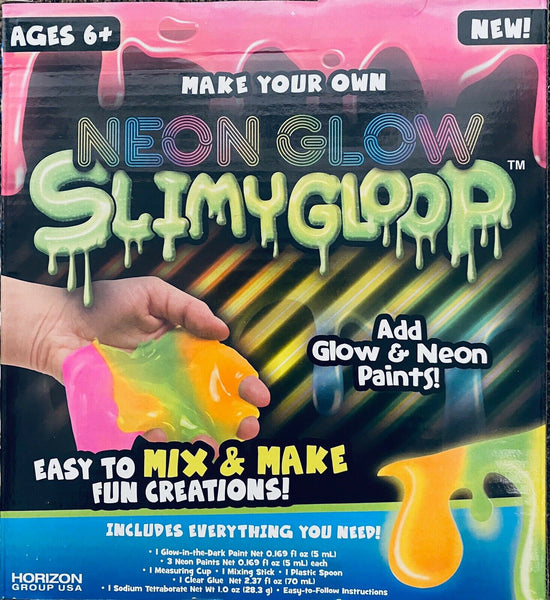 Neon Glow Slimy Gloop - Make your own slime