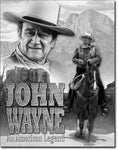 John Wayne American Legand Metal Tin Sign Barware Mancave Garage Fathers Day Gift