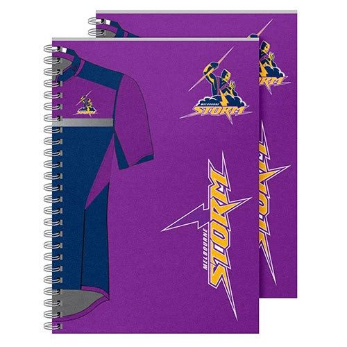 NRL Melbourne Storm Jersey Notebook 2 Pack