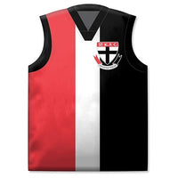 AFL St Kilda Saints Guernsey Jersey Shaped Cushion Pillow