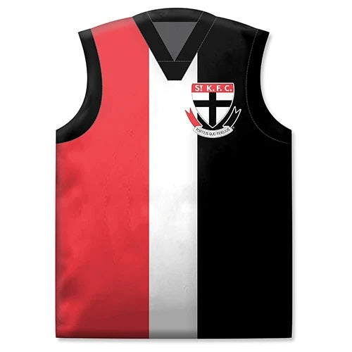 AFL St Kilda Saints Guernsey Jersey Shaped Cushion Pillow