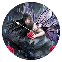 Anne Stokes Nemesis Now Rose Fairy Wall Clock