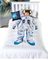Astronaut Single Bed Quilt Cover Set