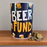 Beer Fund Tin Money Box
