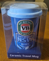 NSW Blues Ceramic Travel Mug Coffee Cup