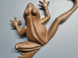 Cast Iron Frog Wall Hanger Decor