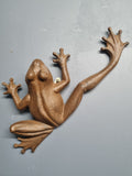 Cast Iron Frog Wall Hanger Decor