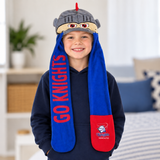 Newcastle Knights Kids Mascot Supporters Beanie Hat Winter Scarf