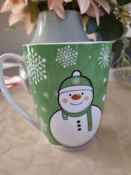 Christmas Snowman Ceramic Coffee Mug