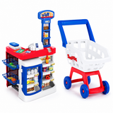 Smart Electronic Supermarket & Trolley Playset Indoor Outdoor Fun Pretend Play