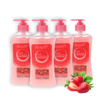 Swosh Hand Wash Moisturising Liquid Strawberries & Cream Scented 500ml