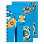 NRL Gold Coast Titans Note Book Pad Set of 2