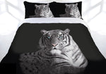 Tiger Blue Eyes Queen Bed Quilt Doona Cover Set - The Bowerbirds Nest of Treasures