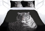 Tiger Blue Eyes Quilt Doona Cover King Bed Set - The Bowerbirds Nest of Treasures
