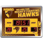 AFL Glass LED Digital Scoreboard Clock - The Bowerbirds Nest of Treasures
