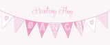 Splosh Dance Girls Pink Bunting Flag Flags Banner Party Decoration Home Decor - The Bowerbirds Nest of Treasures
